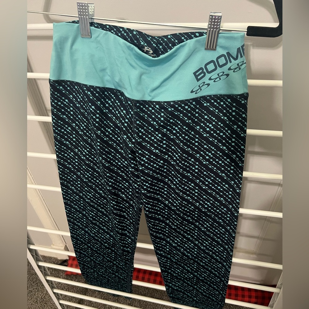 Boombah Women's Patterned Leggings - Black and Blue